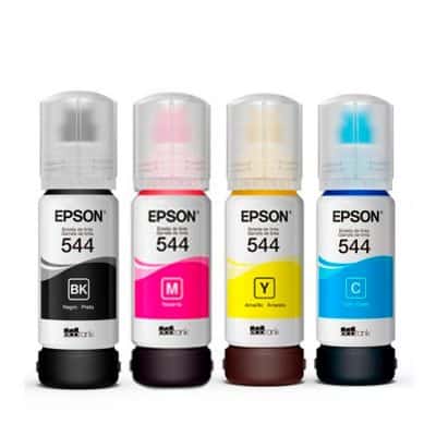 Tinta Original para Epson, 544 Botellas X 65 ML para modelos L1110 , 3110