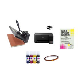 Combo sublimación 60x40 - kit completo para emprendedores de sublimación