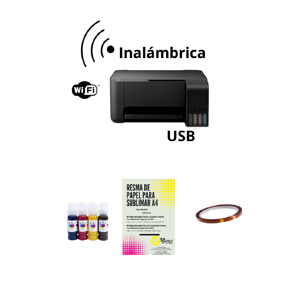 COMBO PARA SUBLIMACION, VISIONARIO 3 - Imagen 3