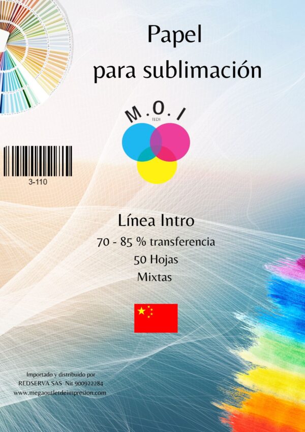 Resma de papel INTRO para sublimación